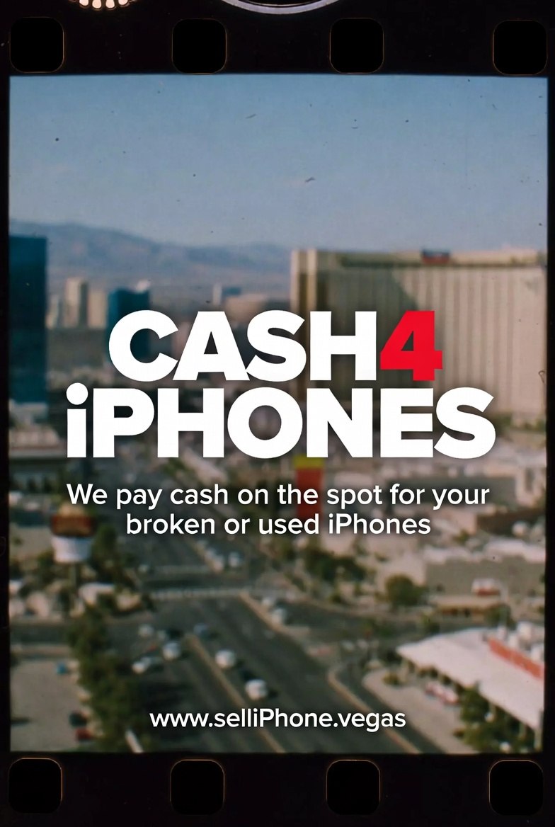 We pay cash on the spot for broken or used iPhones in Las Vegas - Sell iPhone Vegas