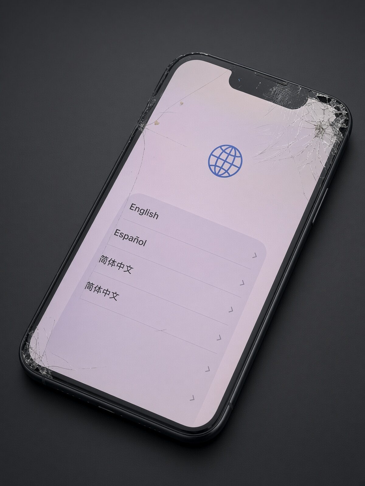 Cracked screen iPhone we still buy for cash